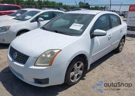 2007 Nissan Sentra 2.0S z USA, uszkodzony, nr VIN 3N1AB61E07L630516